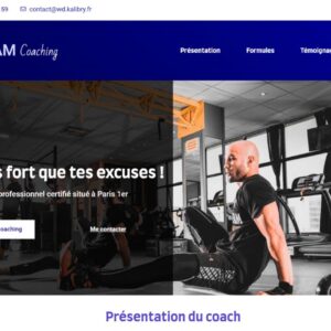SAM Coaching - Site préconstruit page unique - screen 1